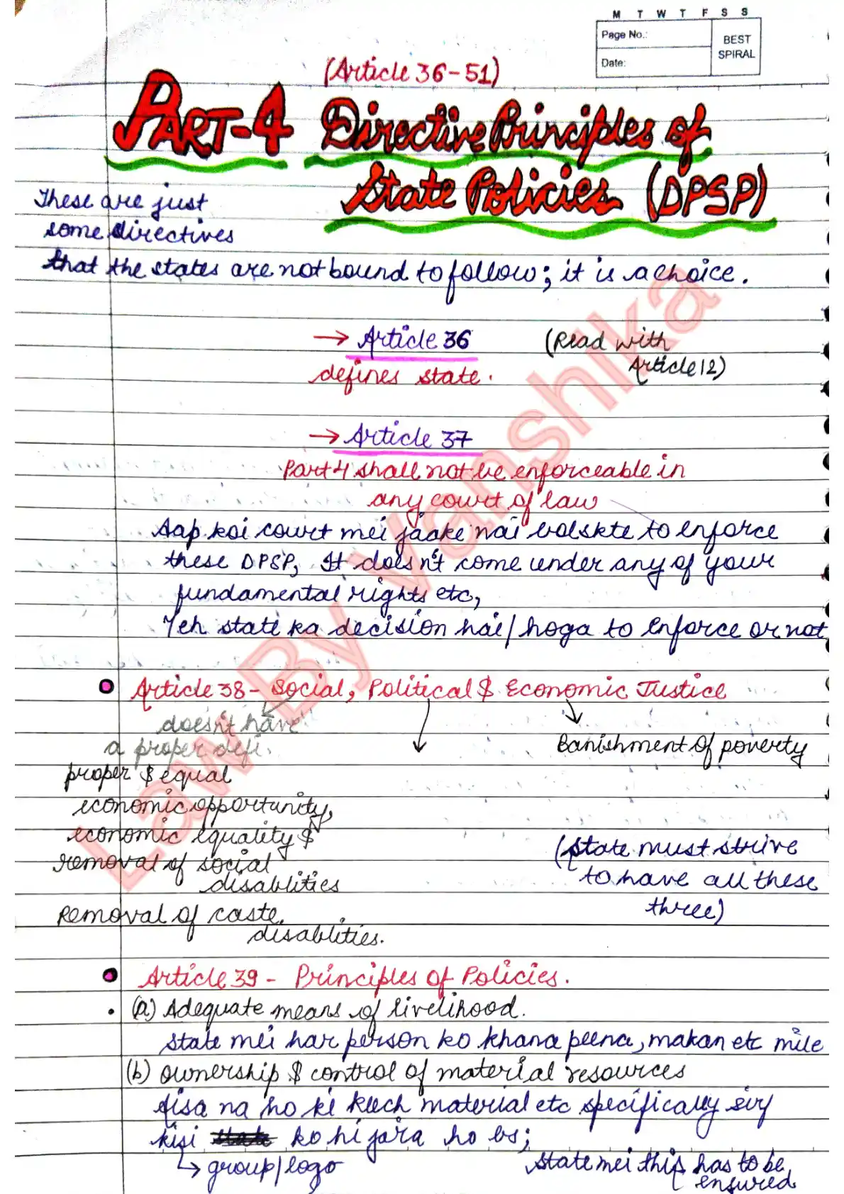Notes cover 2
